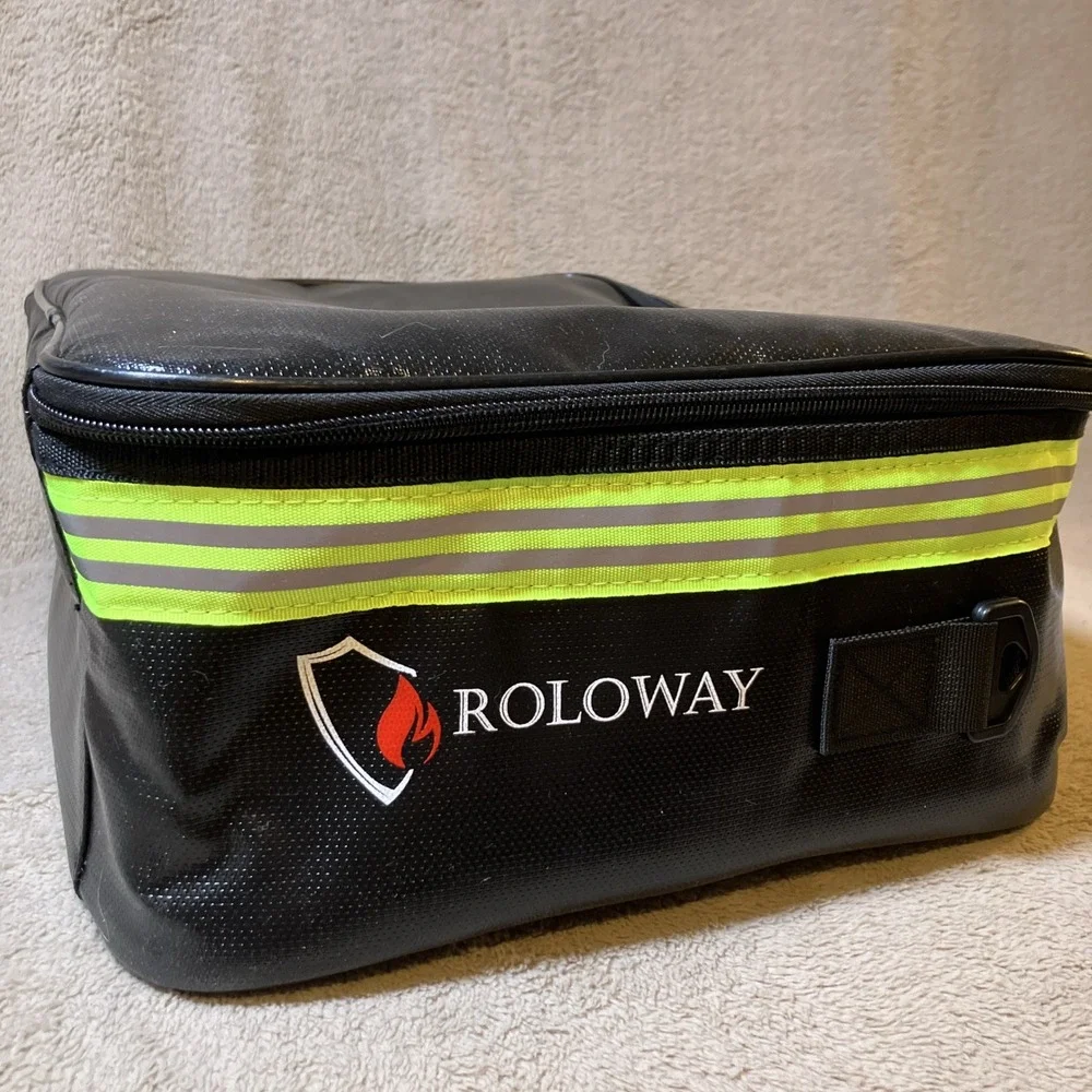 ROLOWAY Fireproof Document Bag with‎ Lock (17